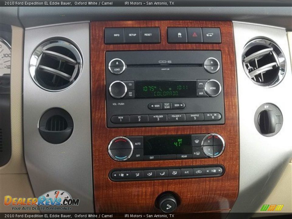 2010 Ford Expedition EL Eddie Bauer Oxford White / Camel Photo #18