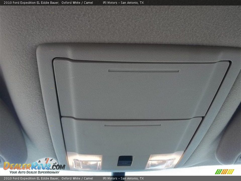 2010 Ford Expedition EL Eddie Bauer Oxford White / Camel Photo #20