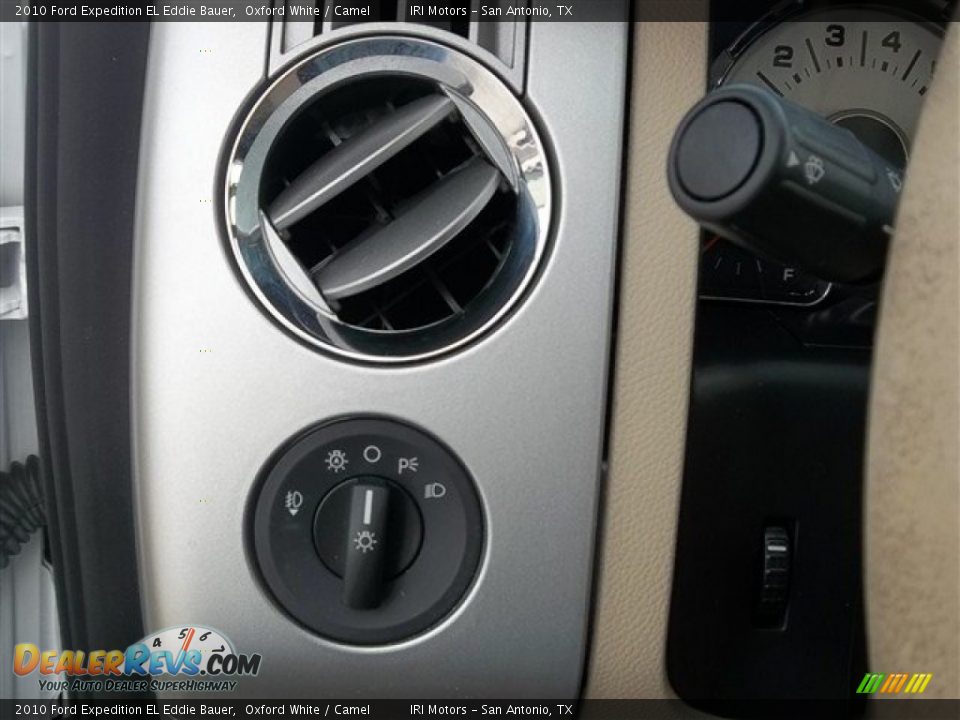 2010 Ford Expedition EL Eddie Bauer Oxford White / Camel Photo #21