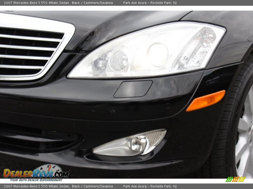 2007 Mercedes-Benz S 550 4Matic Sedan Black / Cashmere/Savanna Photo #27
