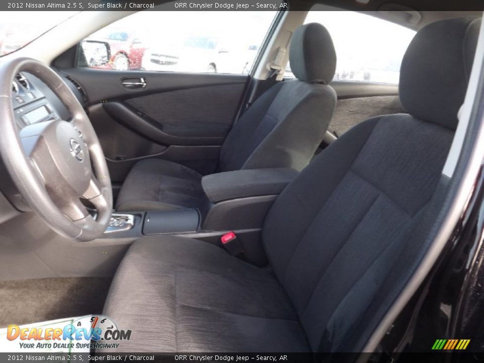 2012 Nissan Altima 2.5 S Super Black / Charcoal Photo #11
