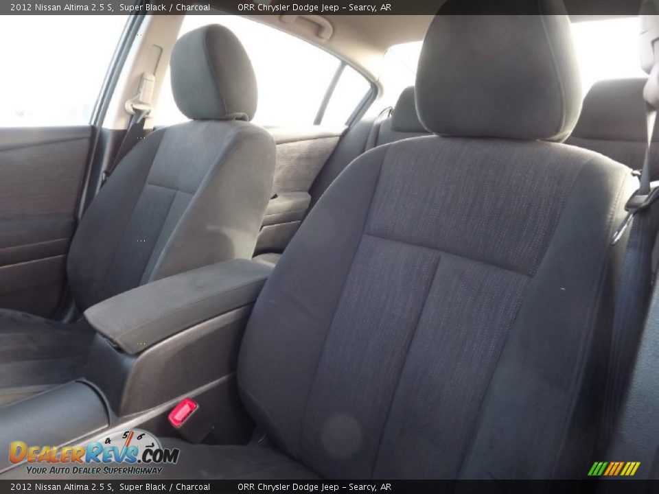 2012 Nissan Altima 2.5 S Super Black / Charcoal Photo #12