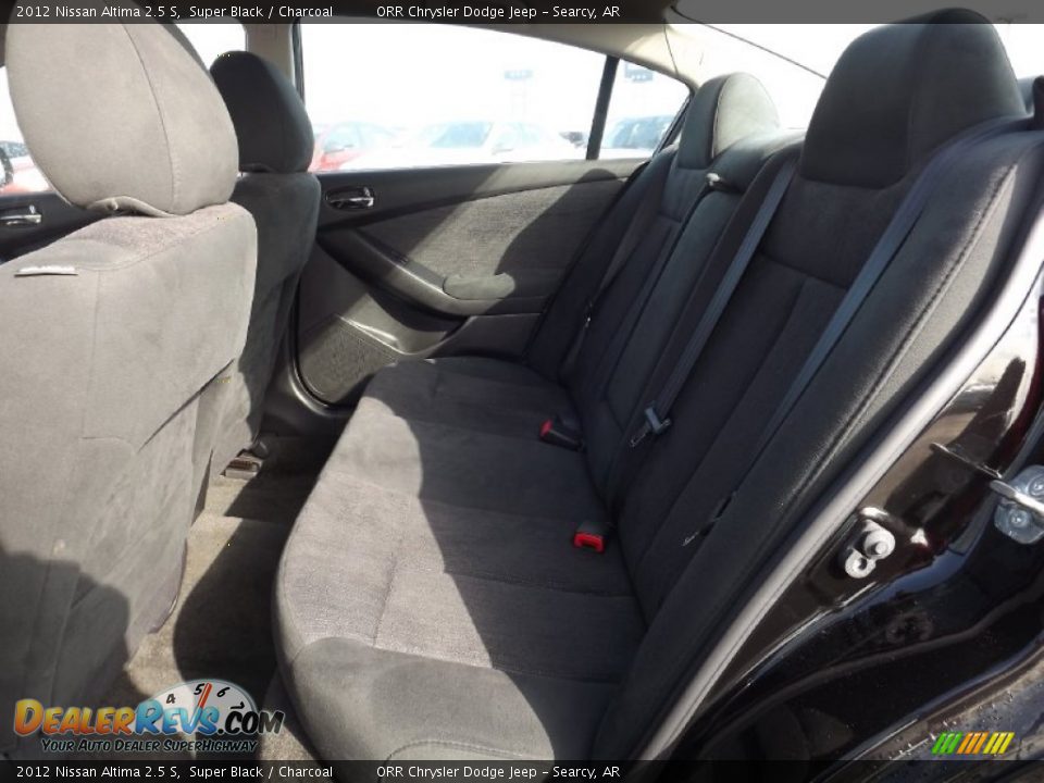 2012 Nissan Altima 2.5 S Super Black / Charcoal Photo #14