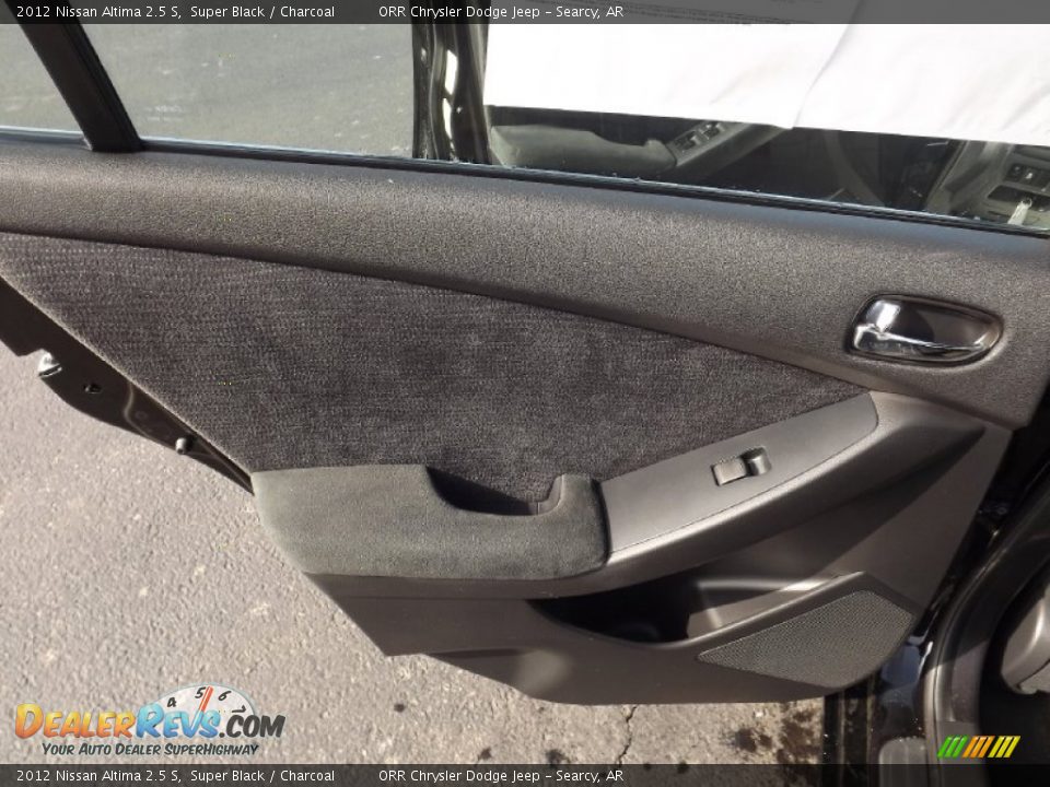 2012 Nissan Altima 2.5 S Super Black / Charcoal Photo #15