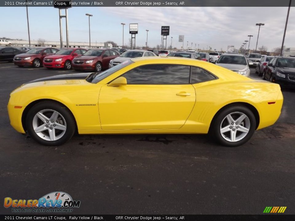 2011 Chevrolet Camaro LT Coupe Rally Yellow / Black Photo #8