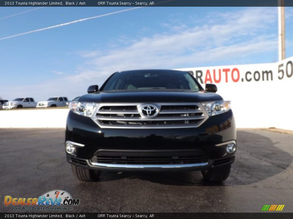 2013 Toyota Highlander Limited Black / Ash Photo #2
