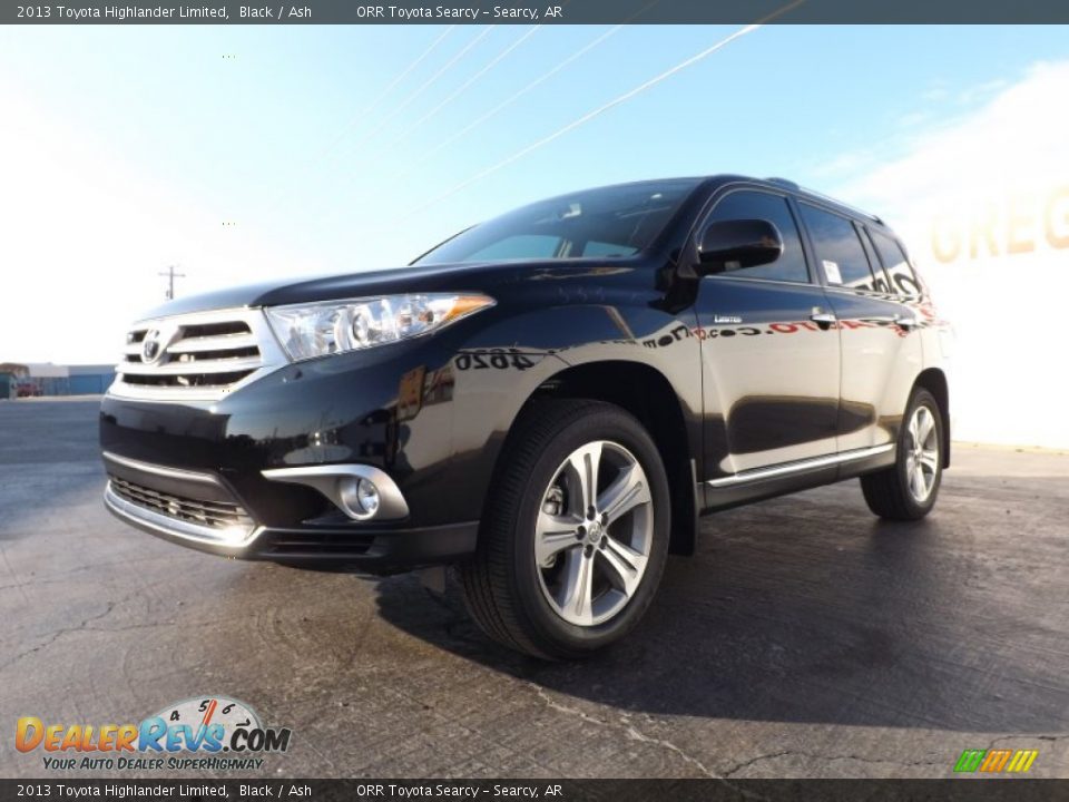 2013 Toyota Highlander Limited Black / Ash Photo #4