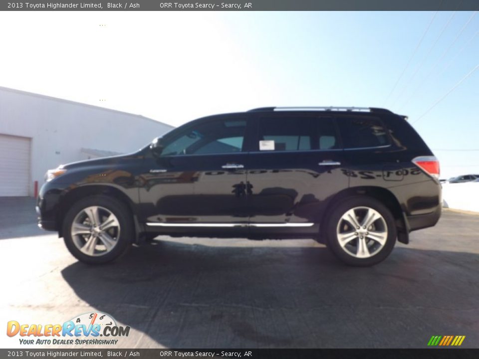 2013 Toyota Highlander Limited Black / Ash Photo #5