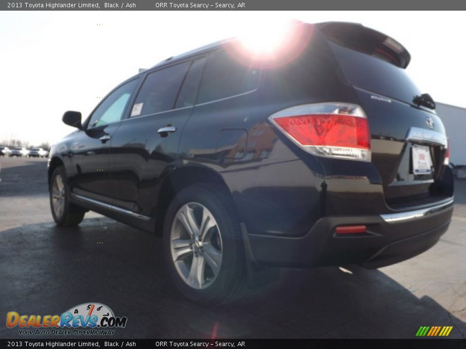 2013 Toyota Highlander Limited Black / Ash Photo #7