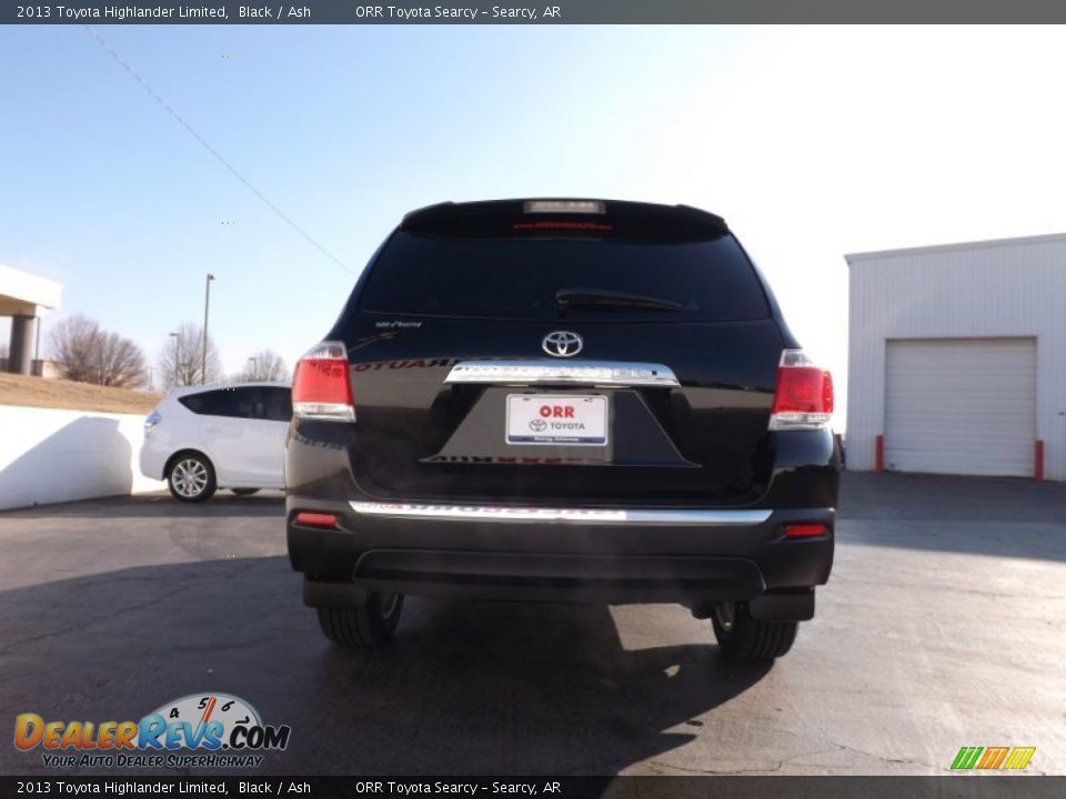 2013 Toyota Highlander Limited Black / Ash Photo #8