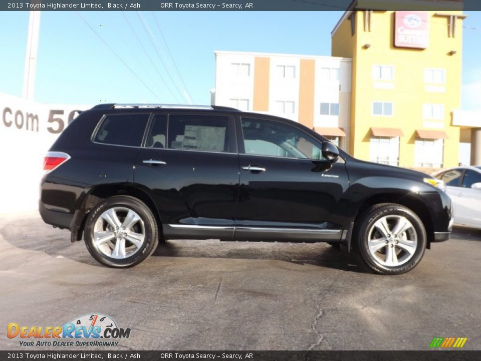 2013 Toyota Highlander Limited Black / Ash Photo #11