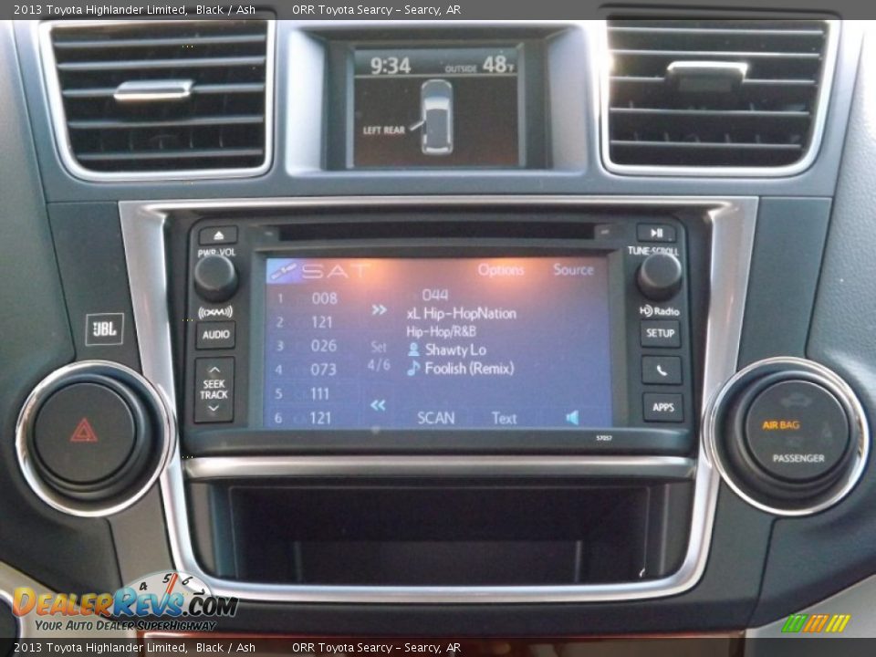 2013 Toyota Highlander Limited Black / Ash Photo #14