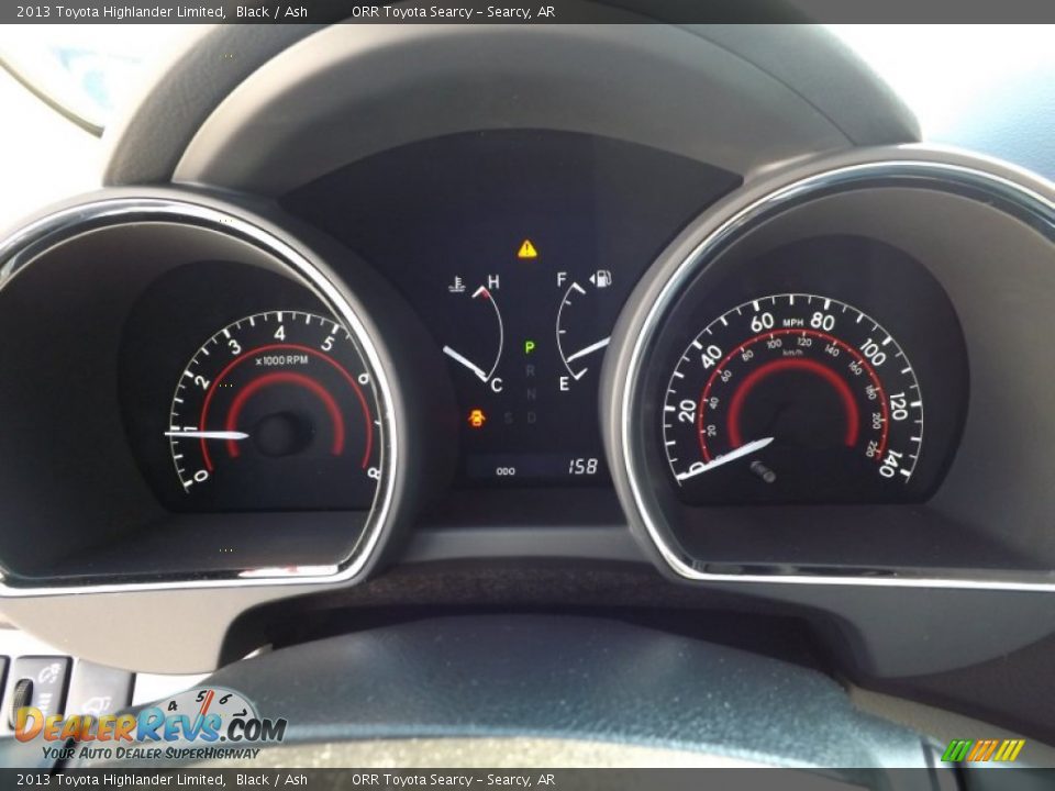 2013 Toyota Highlander Limited Black / Ash Photo #16