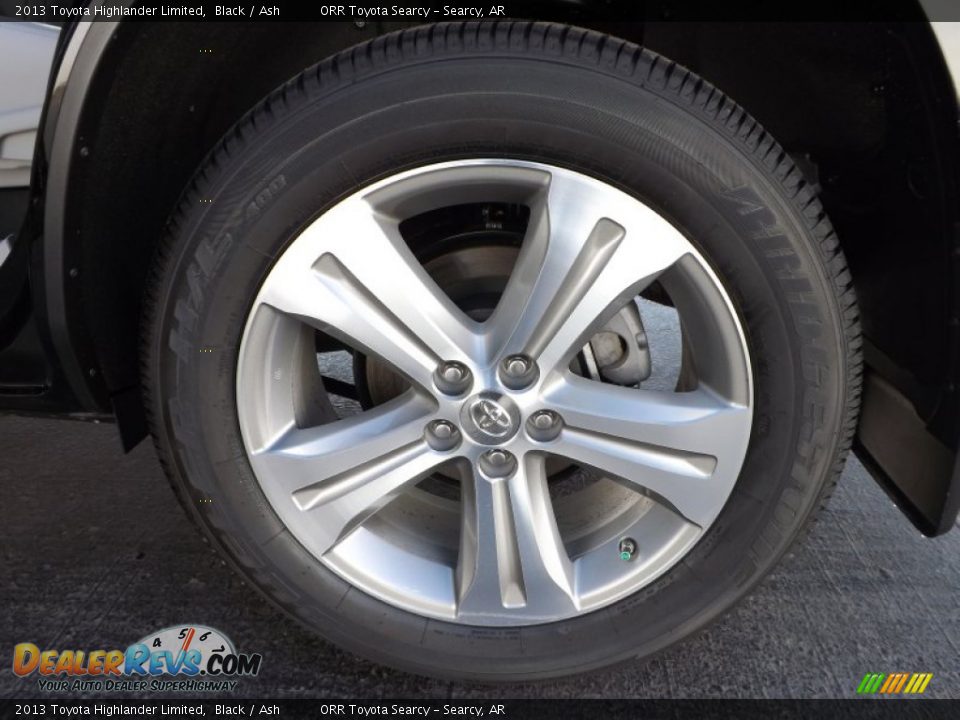 2013 Toyota Highlander Limited Black / Ash Photo #25