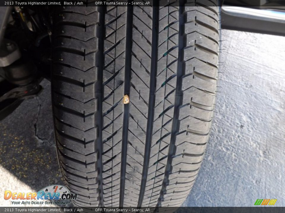 2013 Toyota Highlander Limited Black / Ash Photo #26