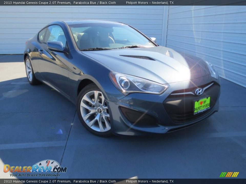 2013 Hyundai Genesis Coupe 2.0T Premium Parabolica Blue / Black Cloth Photo #1