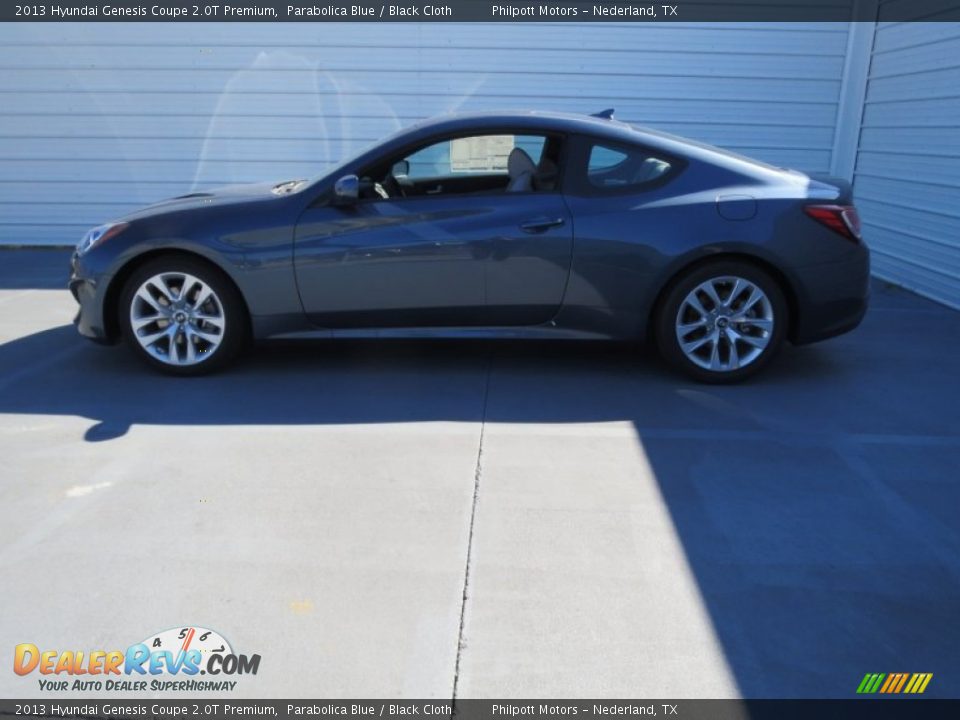 2013 Hyundai Genesis Coupe 2.0T Premium Parabolica Blue / Black Cloth Photo #3
