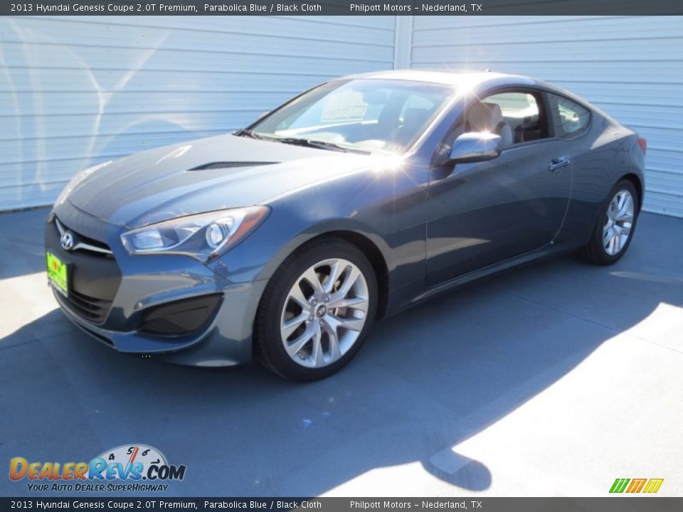 2013 Hyundai Genesis Coupe 2.0T Premium Parabolica Blue / Black Cloth Photo #4
