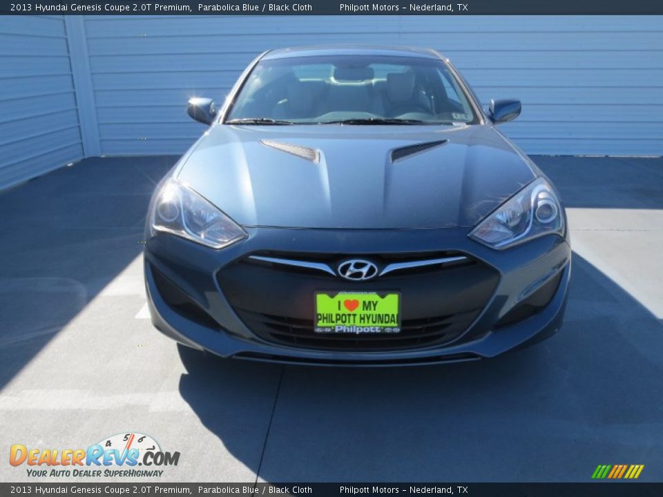 2013 Hyundai Genesis Coupe 2.0T Premium Parabolica Blue / Black Cloth Photo #5