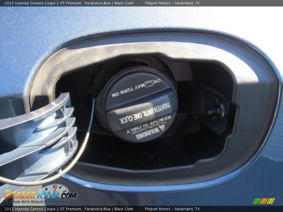 2013 Hyundai Genesis Coupe 2.0T Premium Parabolica Blue / Black Cloth Photo #10