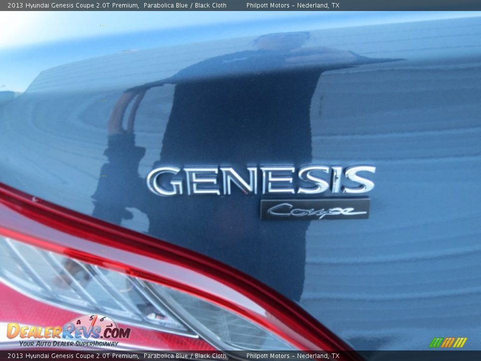 2013 Hyundai Genesis Coupe 2.0T Premium Parabolica Blue / Black Cloth Photo #11