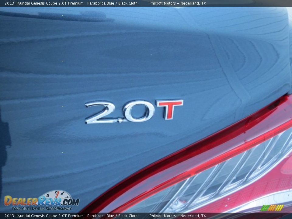 2013 Hyundai Genesis Coupe 2.0T Premium Parabolica Blue / Black Cloth Photo #12