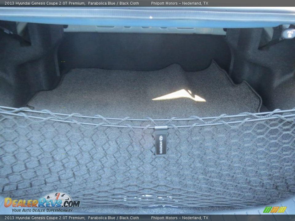2013 Hyundai Genesis Coupe 2.0T Premium Parabolica Blue / Black Cloth Photo #13