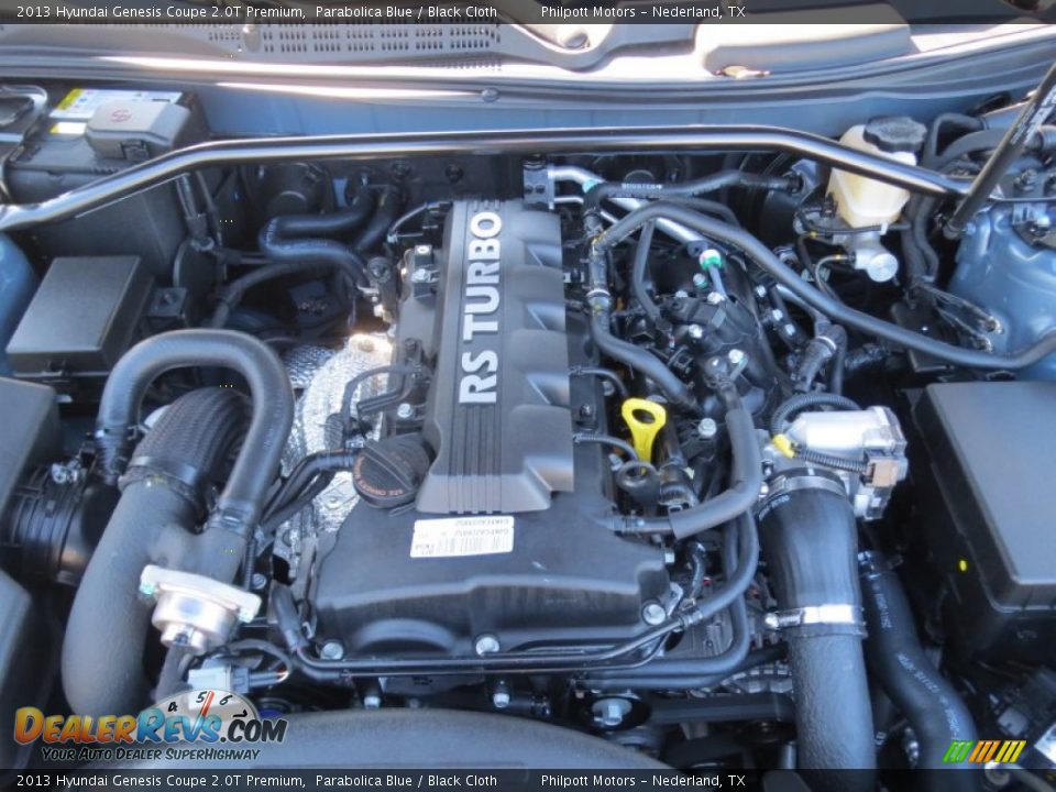 2013 Hyundai Genesis Coupe 2.0T Premium Parabolica Blue / Black Cloth Photo #14