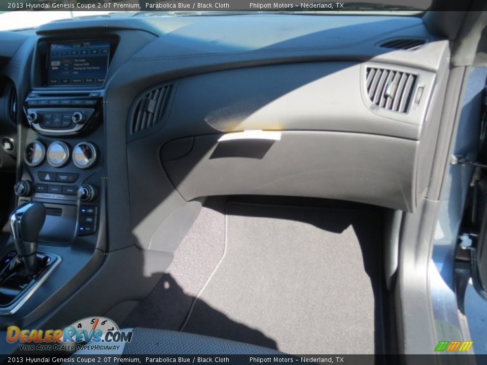 2013 Hyundai Genesis Coupe 2.0T Premium Parabolica Blue / Black Cloth Photo #15