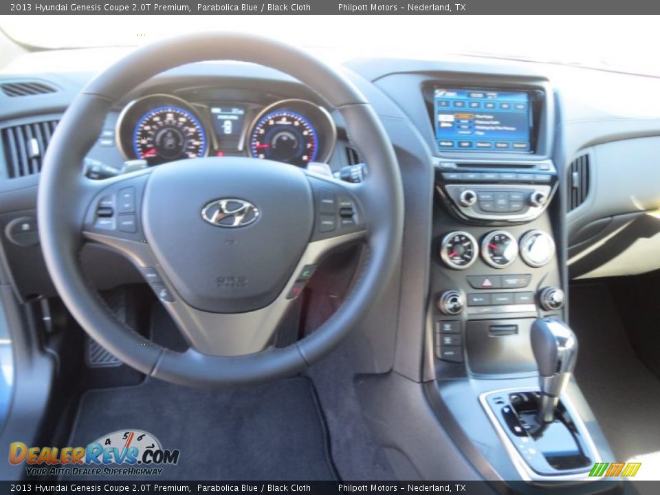 2013 Hyundai Genesis Coupe 2.0T Premium Parabolica Blue / Black Cloth Photo #23