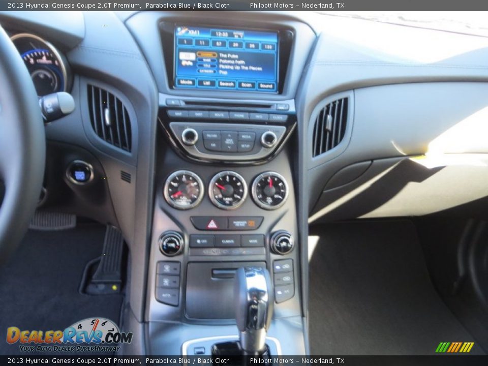 2013 Hyundai Genesis Coupe 2.0T Premium Parabolica Blue / Black Cloth Photo #24