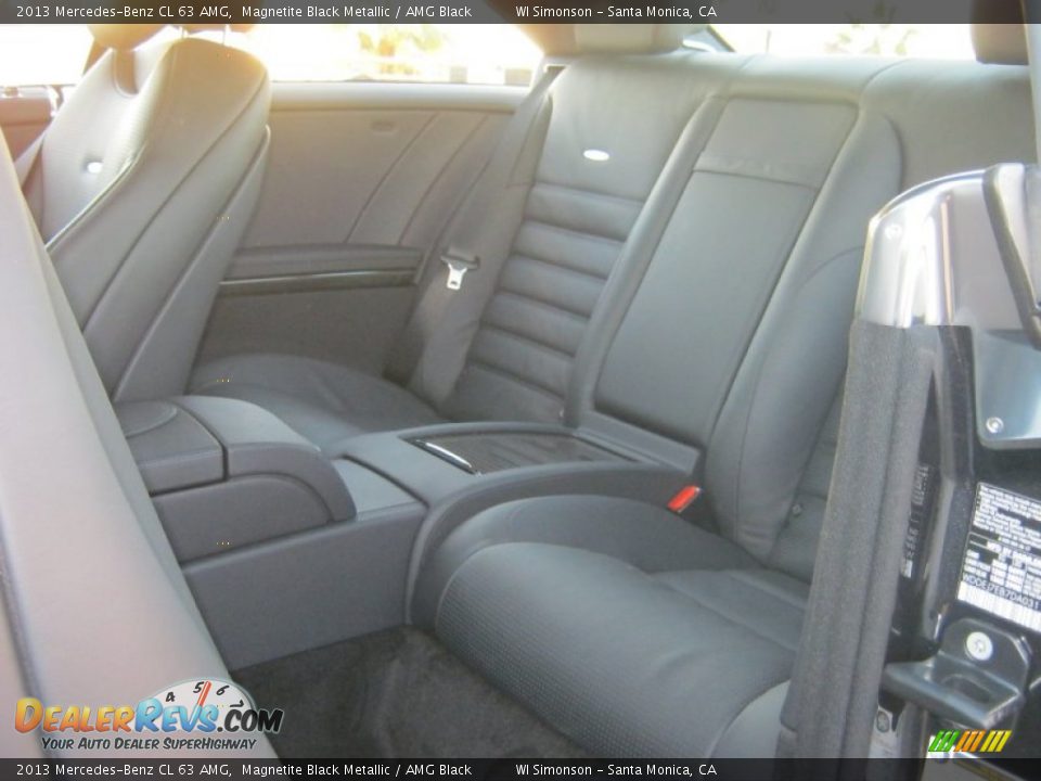 Rear Seat of 2013 Mercedes-Benz CL 63 AMG Photo #8