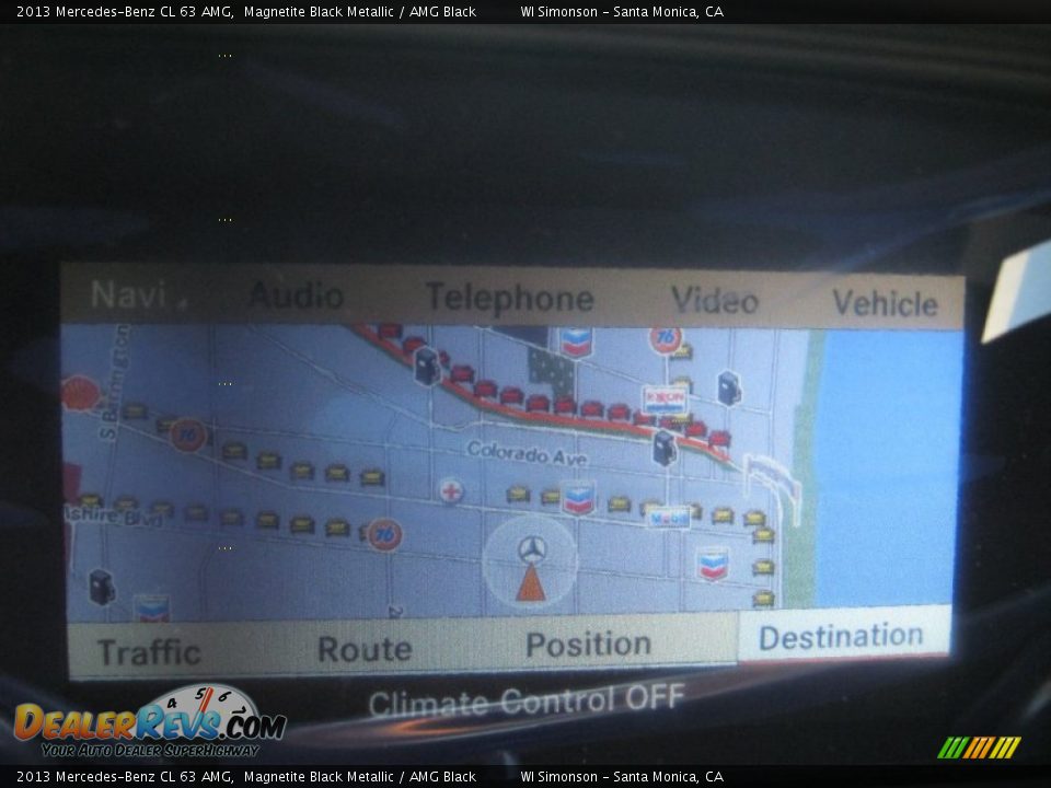 Navigation of 2013 Mercedes-Benz CL 63 AMG Photo #11
