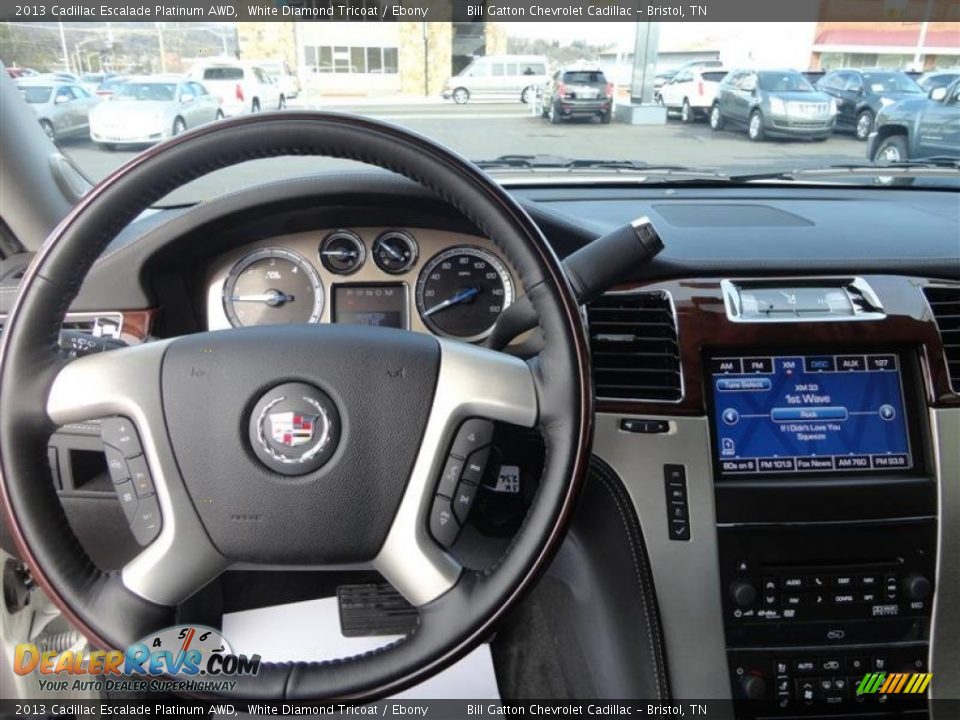 Dashboard of 2013 Cadillac Escalade Platinum AWD Photo #15