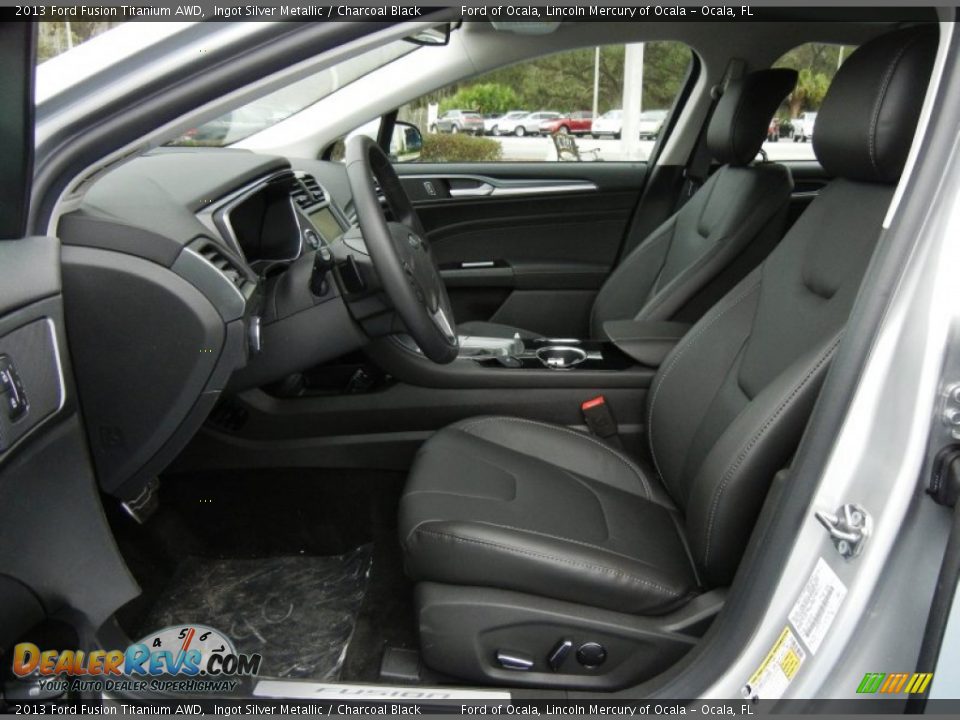 Front Seat of 2013 Ford Fusion Titanium AWD Photo #5
