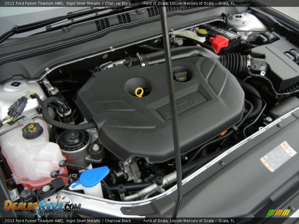 2013 Ford Fusion Titanium AWD 2.0 Liter EcoBoost DI Turbocharged DOHC 16-Valve Ti-VCT 4 Cylinder Engine Photo #12