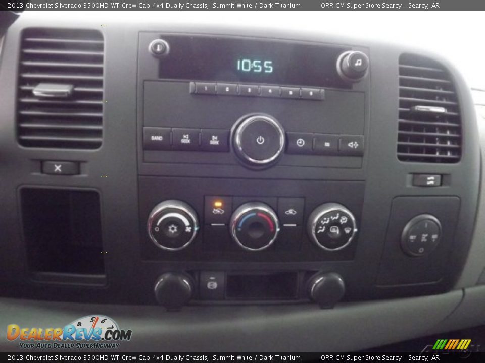 2013 Chevrolet Silverado 3500HD WT Crew Cab 4x4 Dually Chassis Summit White / Dark Titanium Photo #10