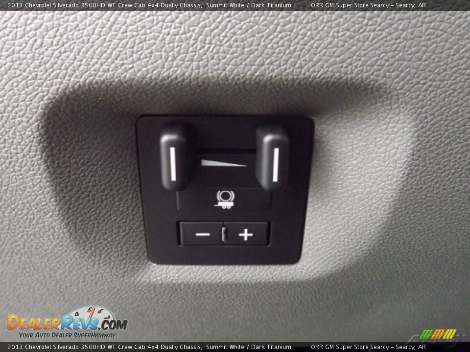2013 Chevrolet Silverado 3500HD WT Crew Cab 4x4 Dually Chassis Summit White / Dark Titanium Photo #16