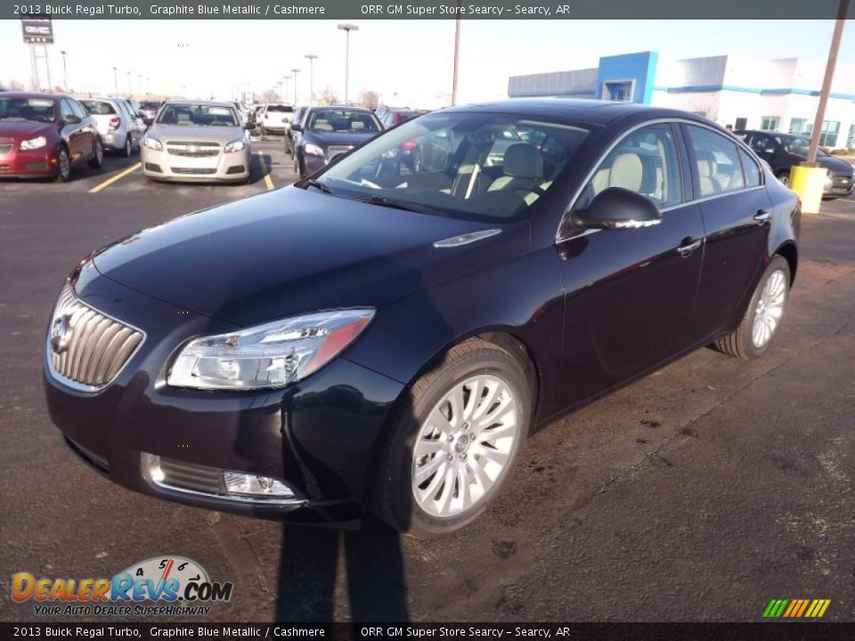 2013 Buick Regal Turbo Graphite Blue Metallic / Cashmere Photo #1