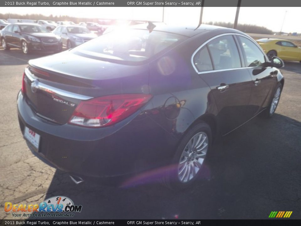 2013 Buick Regal Turbo Graphite Blue Metallic / Cashmere Photo #5