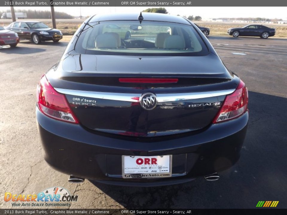 2013 Buick Regal Turbo Graphite Blue Metallic / Cashmere Photo #6