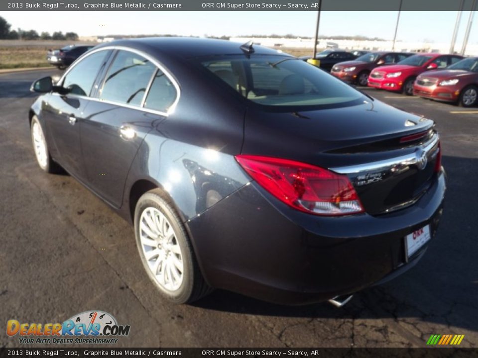 2013 Buick Regal Turbo Graphite Blue Metallic / Cashmere Photo #7
