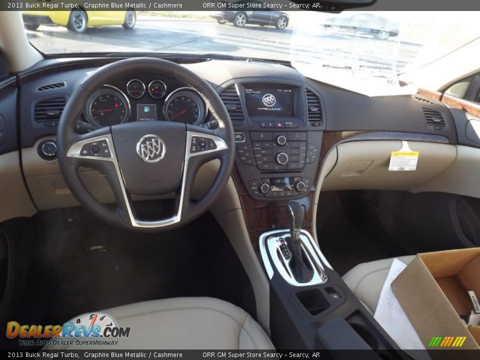 2013 Buick Regal Turbo Graphite Blue Metallic / Cashmere Photo #9