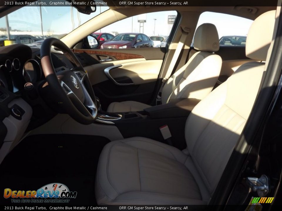2013 Buick Regal Turbo Graphite Blue Metallic / Cashmere Photo #12