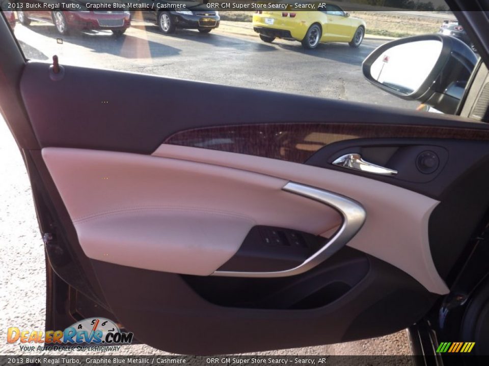 2013 Buick Regal Turbo Graphite Blue Metallic / Cashmere Photo #14
