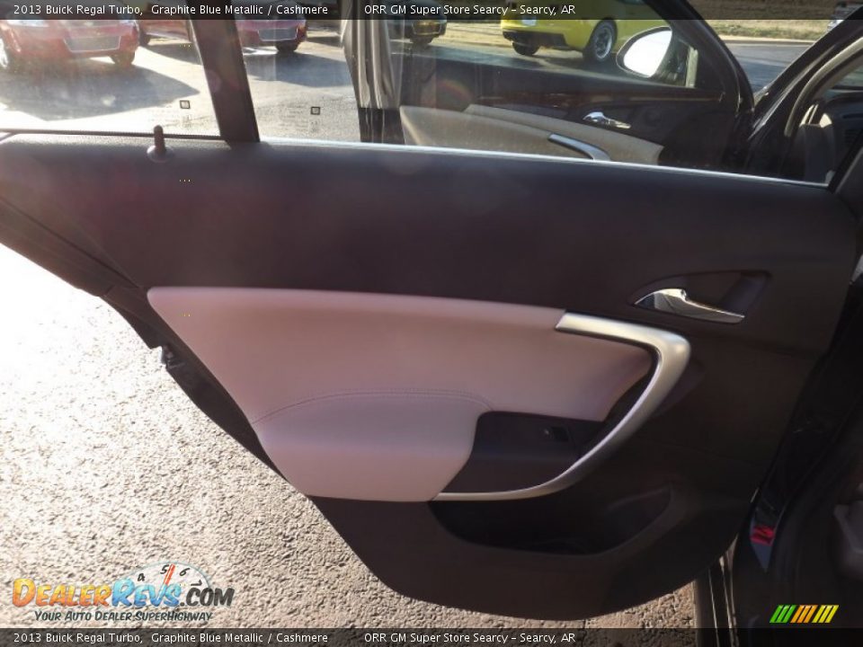 2013 Buick Regal Turbo Graphite Blue Metallic / Cashmere Photo #16