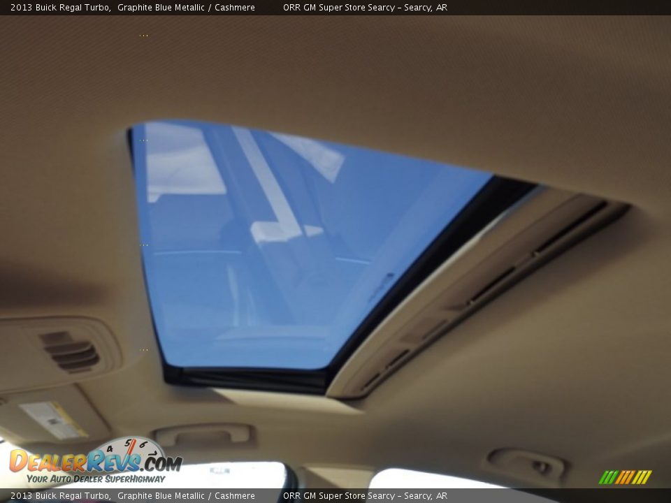 2013 Buick Regal Turbo Graphite Blue Metallic / Cashmere Photo #17
