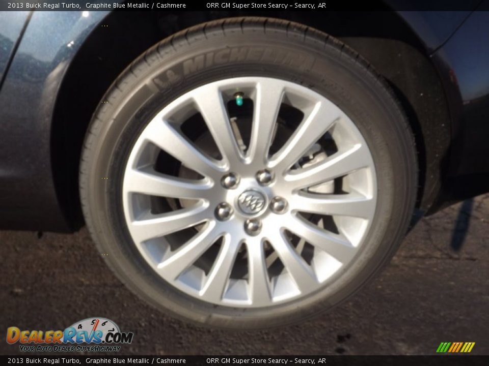 2013 Buick Regal Turbo Graphite Blue Metallic / Cashmere Photo #20