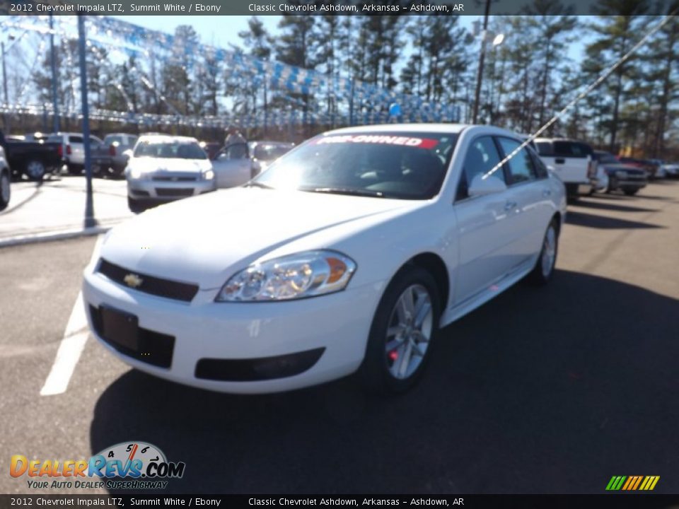 2012 Chevrolet Impala LTZ Summit White / Ebony Photo #1