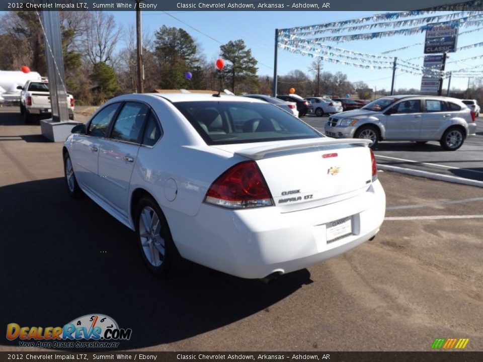 2012 Chevrolet Impala LTZ Summit White / Ebony Photo #3